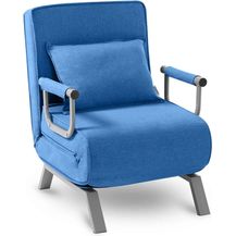 Bild für Makika Schlafsessel Schlafsofa Ted klappbar in Blau