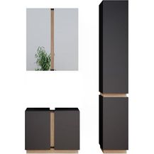 Bild für Vicco 3-tlg. Badmöbelset Gloria Anthrazit/Sonoma Bad