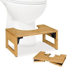 Bild für Klappbarer Toilettenhocker aus Bambus 10050294