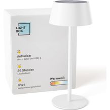 Bild für Lightbox LED Außen Tischlampe 