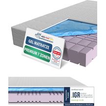 Bild für AM Qualitätsmatratzen Kaltschaummatratze mit 6 cm Gelschaum-Auflage