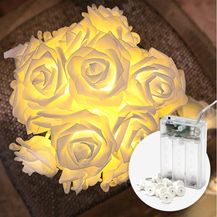 Bild für COZY HOME LED-Lichterkette Rosen Lichterkette Batterie & Stecker -