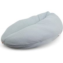 Bild für HOBEA-Germany Stillkissen XXL Lagerungskissen Schwangerschaftskissen Seitenschläferkissen groß (Waffelmuster graublau, Stillkissen)