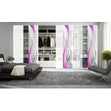 Bild für HOME WOHNIDEEN Schiebegardine CARLISLE, Klettband (1 St)