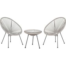 Bild für Bistro Set ACAPULCO II Hellgrau