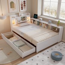 Bild für Merax Einzelbett 90x200cm