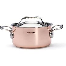 Bild für De Buyer Prima Matera Bratentopf Kupfer/Edels. 16 cm induktion