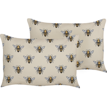 Bild für Gartenkissen 2er Set Tiermuster CANNETO 40 x 60 cm Beige
