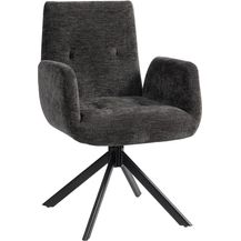 Bild für HOMCOM Relaxsessel mit Armlehne, Wolle-Leinenoptik, Knopfheftung, Stahlbeine (Polsterstuhl, 1-St, Loungesessel)