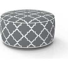 Bild für Primaster Sitzpouf 53x23 cm Pouf Bodenkissen Hocker Innen/Außen Sitzhocker