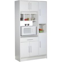 Bild für Symbiosis 8070x2121a80 Servierwagen Buffet Mikrowelle Holz weiß 88 x 180 x 40 cm