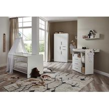Bild für moebel-dich-auf Babyzimmer Aliya in weiß in verschiedenen Varianten Kinderzimmer Babymöbel Komplettset (Aliya 1)