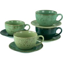 Bild für CreaTable Cappuccinotasse Nature Collection Green Life
