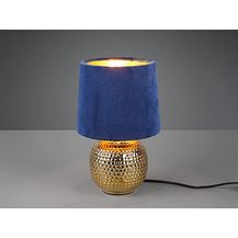Bild für Tischleuchte Nachttischlampe Leuchte Lampe Sophia goldfarbig 1xE14 Höhe ca. 26 cm