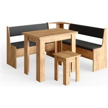 Bild für Eckbankgruppe Roman Goldkraft Eiche 150 x 150 cm mit Tisch Vicco