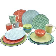 Bild für CreaTable Kombiservice Geschirr-Set Mediterran (16-tlg)