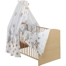 Bild für Schardt Komplettbett Classic-Line natur 70x140 cm inkl. Bettset Capucine