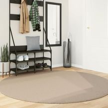 Bild für vidaXL Teppich HUARTE Kurzflor Weich und Waschbar Sandfarben Ø 200 cm 375069