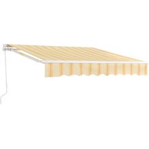 Bild für Markise Bitonto 300x250 cm Gelb/Weiß [en. casa]