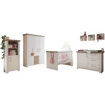 Bild für Babyzimmer komplett Ebony 5-tlg. Babyzimmereinrichtung Anderson Pinie/Eiche Nelson 90064