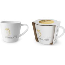 Bild für Weihnachtstasse Kaffee Tee Tasse Becher 0,4l Love Xmas la vida Engel 910174