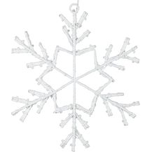 Bild für Nipach LED Fensterbild XA11276 LED Schneeflocke Schneeoptik 36er ww