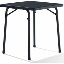 Bild für SIEGER Tisch 211/G 70 x 70 cm grau Gestell aus Stahl in eisengrau