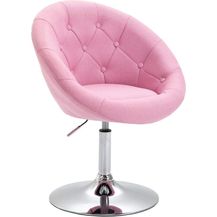 Bild für SVITA Havanna Sessel Lounge Clubsessel Barhocker Drehsessel Retro Pink
