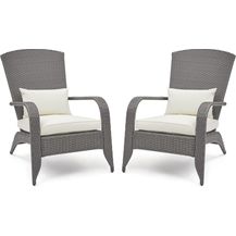 Bild für Mondeer 2X Gartenstuhl Adirondack