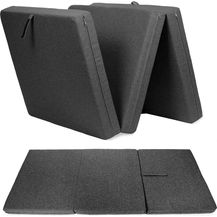 Bild für sunnypillow Premium Klappmatratze 80 x 195 x 15 cm Anthrazit 