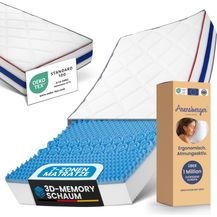 Bild für RELAXX Gel Matratze 120x200 cm mit 3D Memory Foam