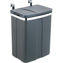 Bild für Mülltonne Küche Abfalleimer hängend grau 12l