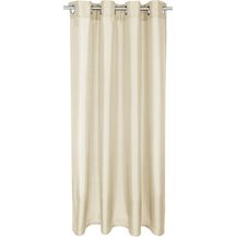 Bild für Blickdichte Beige Gardine Alessia mit Ösen (Ø4cm)