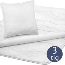 Bild für 4-Jahreszeiten Bettdecke 135x200 cm inkl. Kopfkissen 1 Set (2 x Bettdecke + 1 x Kopfkissen)