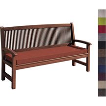 Bild für sunnypillow Bankauflage Stuhlkissen mit abnehmbarem Bezug Bankkissen Bankpolster Polsterauflage Auflage für Gartenbank viele Farben und Größen zur Auswahl (110 x 50 x 5 cm, Orange)
