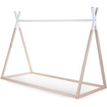 Bild für CHILDHOME Tipi Bett Buche Natur Weiß 90x200 cm