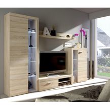 Bild für 4-tlg. Wohnwand Rumba Sonoma Eiche matt