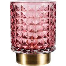 Bild für Pauleen 48132 Cute Glamour mobile Tischleuchte Glas Tischlampe Timerfunktion 6H Batterie Glaslampe ohne Kabel Rosa Glas/Metall