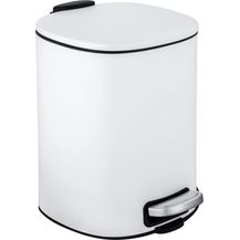 Bild für WENKO Kosmetik Treteimer Alassio Weiß 5 Liter