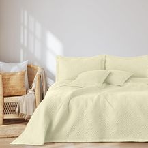 Bild für AmeliaHome Tagesdecke 200x220 cm Bettüberwürf zweiseitig Ultrasonic Steppung Polyester Ophelia Creme