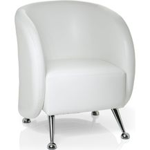 Bild für hjh OFFICE Polstersessel ST. Lucia Kunstleder Lounge-Sessel mit weicher Sitzpolsterung