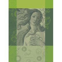 Bild für Garnier-Thiebaut Geschirrtuch Venus De Boticelli Vert 56x77 cm