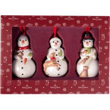 Bild für Villeroy & Boch Nostalgic Ornaments Ornamente Schneemann 3-teilig