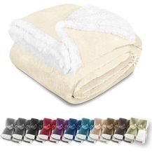 Bild für Wohndecke in Lammfell-Optik Kuscheldecke weich & flauschig