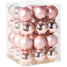 Bild für Weihnachtskugel 36er Set BYGDIN Rosa