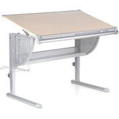 Kinderschreibtisch 'Spring' buche/silber