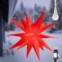 Bild für SALCAR 60cm 3D Leuchtstern Außen Weihnachten