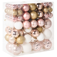 Bild für Weihnachtskugel 114er Set GJENDE Rosa