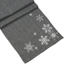 Bild für Tischläufer "Silberkristall" Tischdecke Tischtuch Tischband Esstisch Tisch Deko