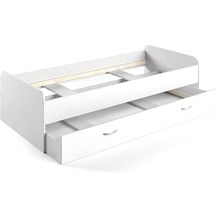 Bild für Ausziehbett Enzo Weiß 90x200 cm Vitalispa